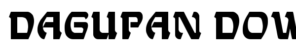 Dagupan Downtown font preview